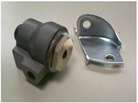 This little jewel is a Residual Pressure Relief Valve.  It is used to keep the seals in the rear drum brakes against the bore housing of the wheel cylinders.  It does this by keeping a slight pressure in the rear brake lines.  If you have Four Wheel Di...